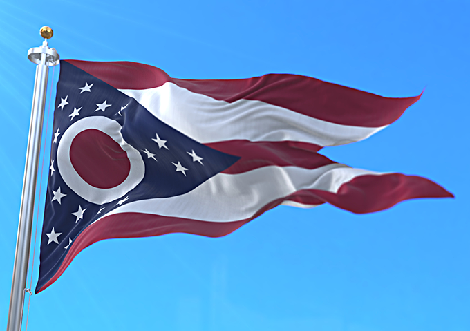 photo of the flag of ohio