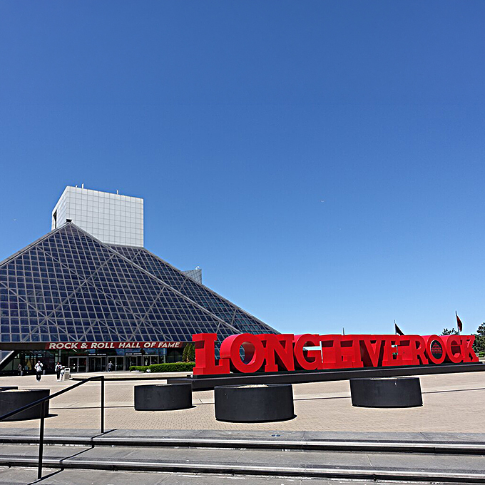 photo of the Rock and Roll Hall of fame